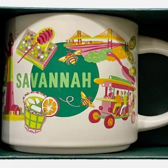 New in Box Starbucks Savannah Discovery Series 14 oz Collectible Ceramic… - Picture 2 of 7